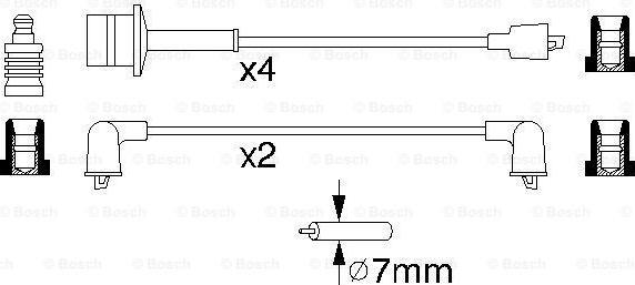 BOSCH 0 986 356 954 - Augstsprieguma vadu komplekts www.autospares.lv