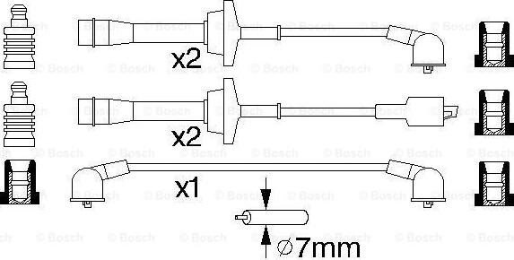 BOSCH 0 986 356 938 - Augstsprieguma vadu komplekts www.autospares.lv