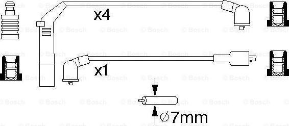 BOSCH 0 986 356 895 - Augstsprieguma vadu komplekts www.autospares.lv