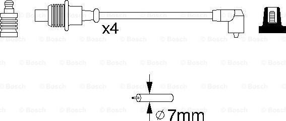 BOSCH 0 986 356 854 - Augstsprieguma vadu komplekts www.autospares.lv