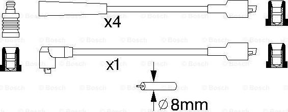 BOSCH 0 986 356 868 - Augstsprieguma vadu komplekts www.autospares.lv