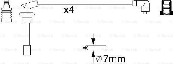 BOSCH 0 986 356 867 - Augstsprieguma vadu komplekts www.autospares.lv