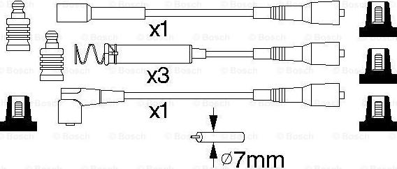 BOSCH 0 986 356 801 - Augstsprieguma vadu komplekts www.autospares.lv