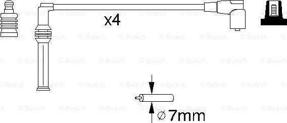 BOSCH 0 986 356 808 - Augstsprieguma vadu komplekts www.autospares.lv