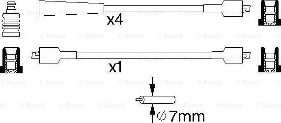 BOSCH 0 986 356 816 - Augstsprieguma vadu komplekts www.autospares.lv