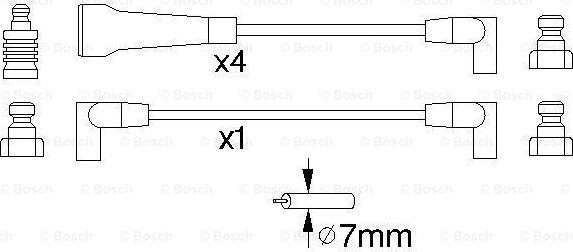 BOSCH 0 986 356 824 - Augstsprieguma vadu komplekts www.autospares.lv