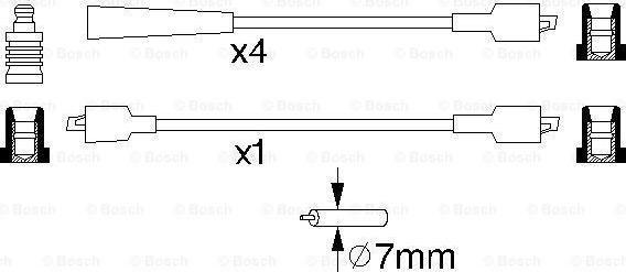 BOSCH 0 986 356 828 - Augstsprieguma vadu komplekts www.autospares.lv