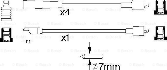 BOSCH 0 986 356 882 - Augstsprieguma vadu komplekts www.autospares.lv