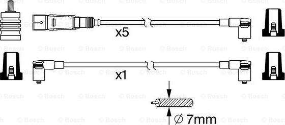 BOSCH 0 986 356 340 - Augstsprieguma vadu komplekts www.autospares.lv