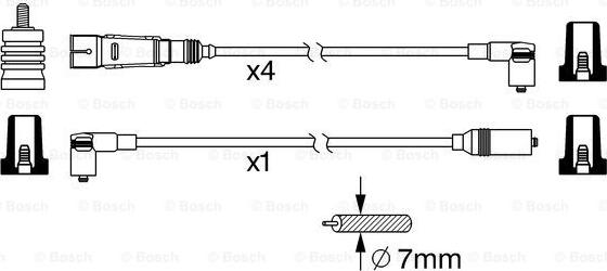 BOSCH 0 986 356 342 - Augstsprieguma vadu komplekts www.autospares.lv