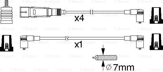 BOSCH 0 986 356 360 - Augstsprieguma vadu komplekts www.autospares.lv