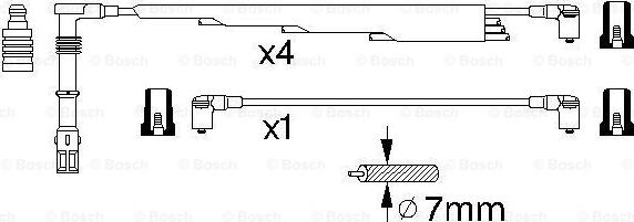 BOSCH 0 986 356 300 - Augstsprieguma vadu komplekts www.autospares.lv