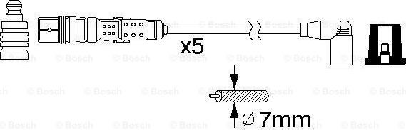 BOSCH 0 986 356 318 - Augstsprieguma vadu komplekts www.autospares.lv