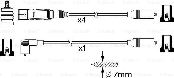 BOSCH 0 986 356 381 - Augstsprieguma vadu komplekts www.autospares.lv