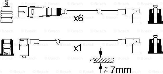 BOSCH 0 986 356 335 - Augstsprieguma vadu komplekts www.autospares.lv