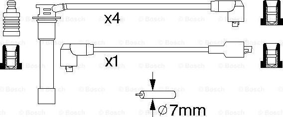 BOSCH 0 986 356 760 - Augstsprieguma vadu komplekts www.autospares.lv