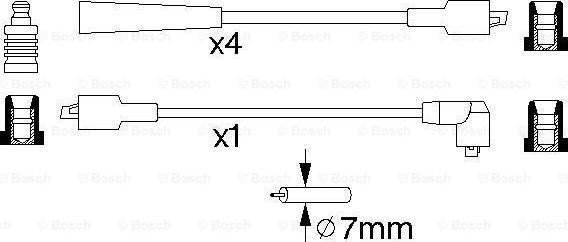 BOSCH 0 986 356 761 - Augstsprieguma vadu komplekts www.autospares.lv