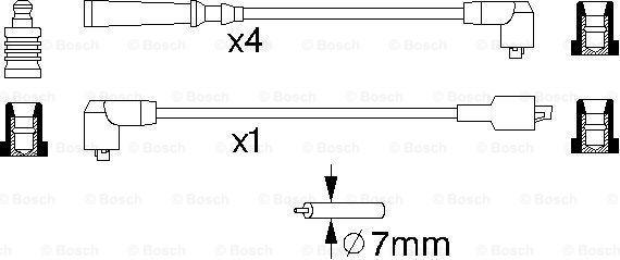 BOSCH 0 986 356 702 - Augstsprieguma vadu komplekts www.autospares.lv