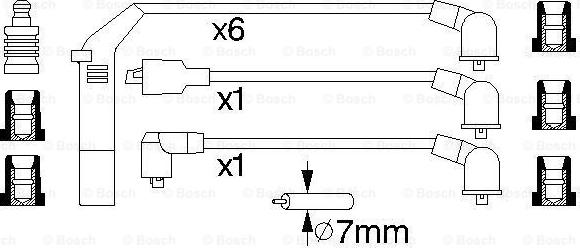 BOSCH 0 986 356 714 - Augstsprieguma vadu komplekts www.autospares.lv