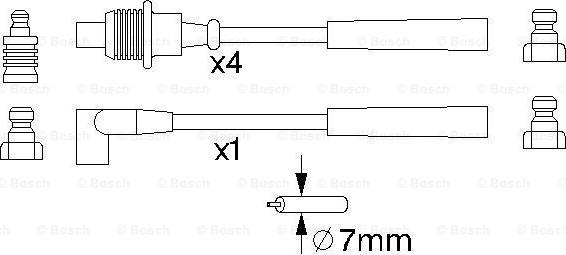 BOSCH 0 986 356 715 - Augstsprieguma vadu komplekts www.autospares.lv