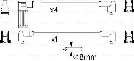 BOSCH 0 986 356 718 - Augstsprieguma vadu komplekts www.autospares.lv