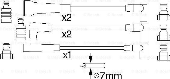 BOSCH 0 986 356 780 - Augstsprieguma vadu komplekts www.autospares.lv