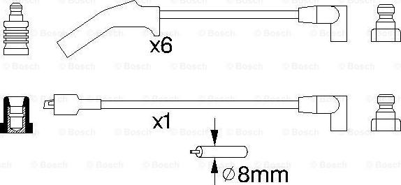 BOSCH 0 986 356 783 - Augstsprieguma vadu komplekts www.autospares.lv