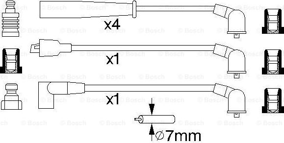 BOSCH 0 986 356 735 - Augstsprieguma vadu komplekts www.autospares.lv