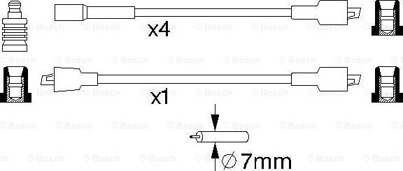 BOSCH 0 986 356 732 - Augstsprieguma vadu komplekts www.autospares.lv