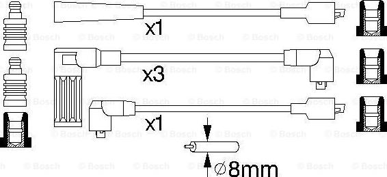 BOSCH 0 986 356 737 - Augstsprieguma vadu komplekts www.autospares.lv