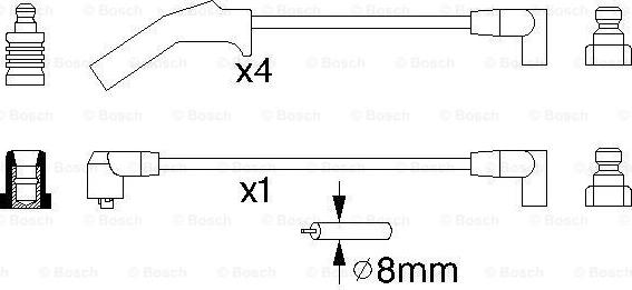 BOSCH 0 986 356 724 - Augstsprieguma vadu komplekts www.autospares.lv