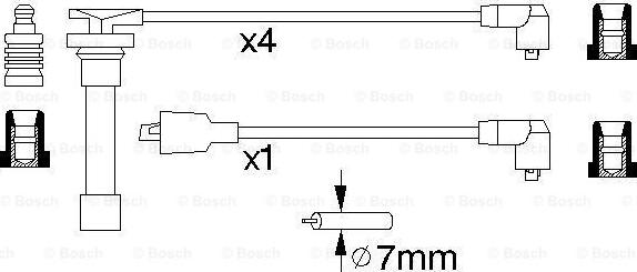 BOSCH 0 986 356 728 - Augstsprieguma vadu komplekts www.autospares.lv