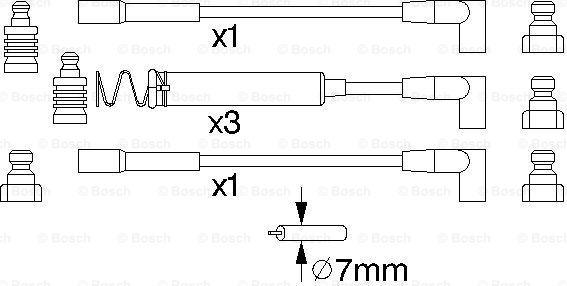 BOSCH 0 986 356 723 - Augstsprieguma vadu komplekts www.autospares.lv