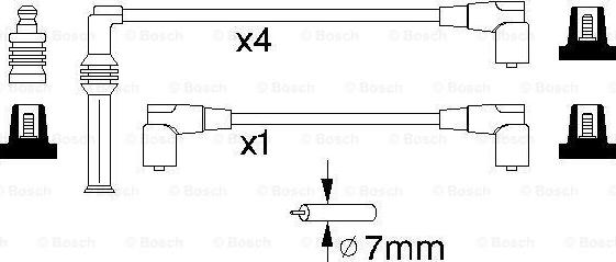 BOSCH 0 986 356 775 - Augstsprieguma vadu komplekts www.autospares.lv