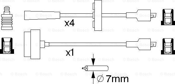 BOSCH 0 986 357 077 - Augstsprieguma vadu komplekts www.autospares.lv