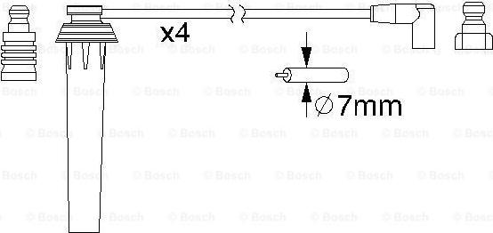 BOSCH 0 986 357 192 - Augstsprieguma vadu komplekts www.autospares.lv