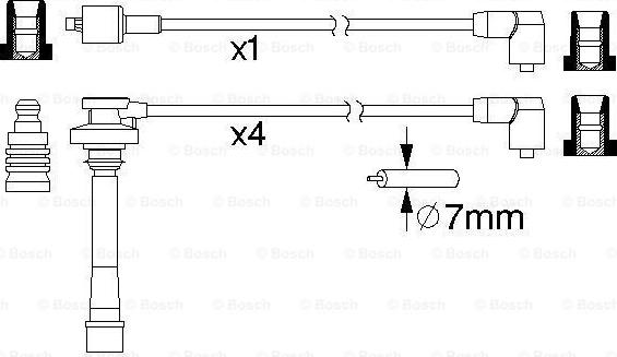 BOSCH 0 986 357 197 - Augstsprieguma vadu komplekts www.autospares.lv