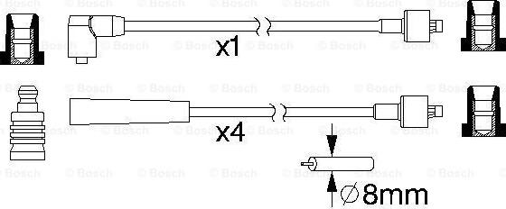 BOSCH 0 986 357 145 - Augstsprieguma vadu komplekts www.autospares.lv