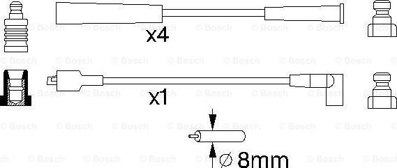 BOSCH 0 986 357 140 - Augstsprieguma vadu komplekts www.autospares.lv