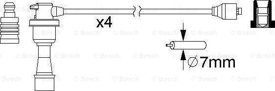 BOSCH 0 986 357 151 - Augstsprieguma vadu komplekts www.autospares.lv