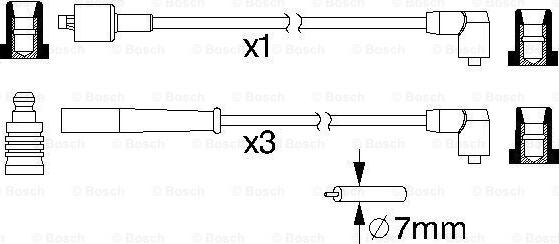 BOSCH 0 986 357 168 - Augstsprieguma vadu komplekts www.autospares.lv