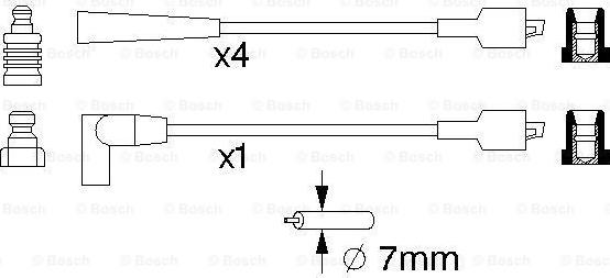 BOSCH 0 986 357 101 - Augstsprieguma vadu komplekts www.autospares.lv