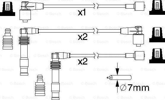 BOSCH 0 986 357 189 - Augstsprieguma vadu komplekts www.autospares.lv