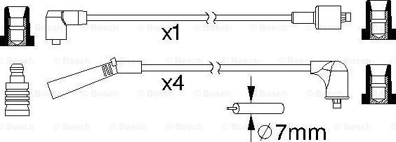 BOSCH 0 986 357 185 - Augstsprieguma vadu komplekts www.autospares.lv