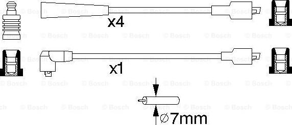 BOSCH 0 986 357 135 - Augstsprieguma vadu komplekts www.autospares.lv