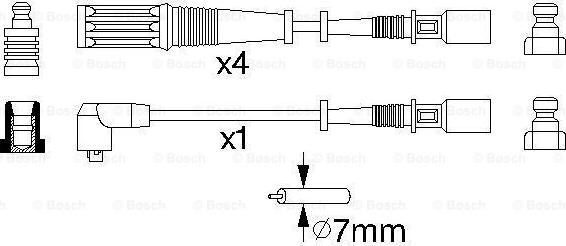 BOSCH 0 986 357 130 - Augstsprieguma vadu komplekts www.autospares.lv