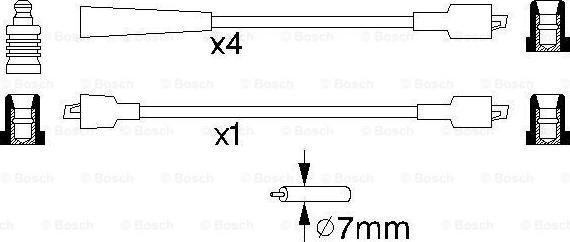 BOSCH 0 986 357 133 - Augstsprieguma vadu komplekts www.autospares.lv