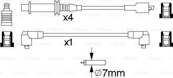 BOSCH 0 986 357 121 - Augstsprieguma vadu komplekts www.autospares.lv