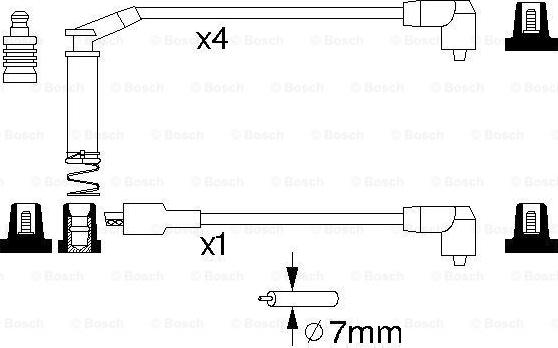 BOSCH 0 986 357 127 - Augstsprieguma vadu komplekts www.autospares.lv