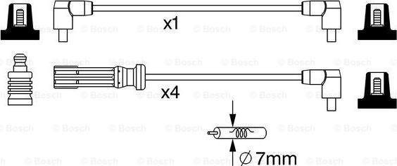 BOSCH 0 986 357 244 - Augstsprieguma vadu komplekts www.autospares.lv